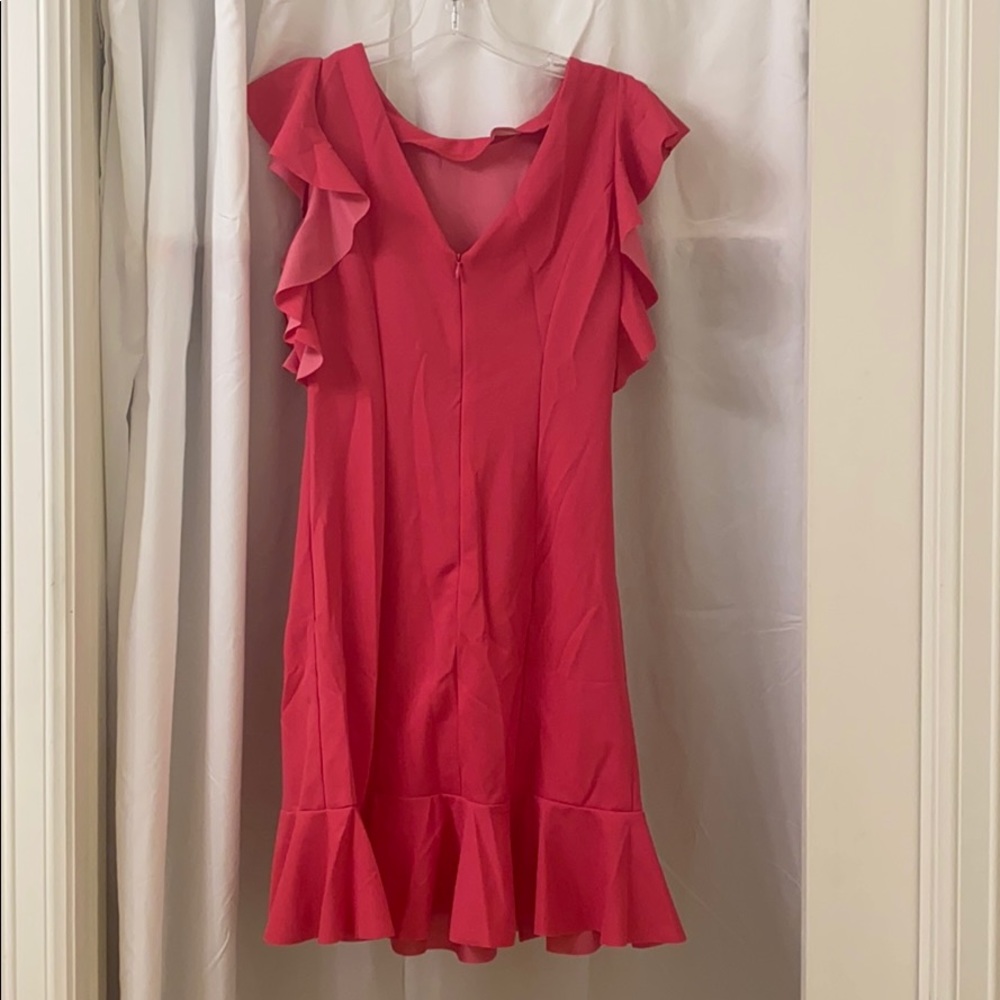 Fuchsia Ruffle Dress - Picture 3 of 4